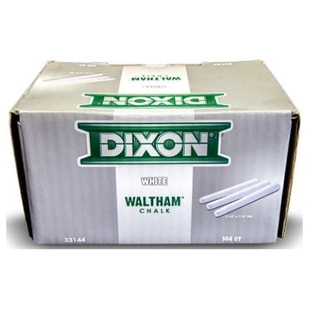 Dixon TAPERED CHALK WALTHAM WHITE, 144PK 33144